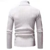 Men's Sweaters New Autumn Winter Fashion Brand Clothing Men's Sweaters Warm Slim Fit Turtleneck Men Pullover Knitted Sweater Men L230719