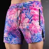 Running Shorts 8 Color Camouflage Sport Beach Men Sportswear Double-deck 2 In 1 Summer Gym Fitness Training Jogging Bottoms