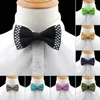 Fliegen Männer Gestrickte Krawatte Einfarbig Einstellbar Stricken Casual Hals Für Hochzeit Party Freizeit Ploka Dots Schmetterling Bowtie