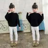 Kazak 2023 Sonbahar Çocuk Giysileri Kızlar Örme Sökümler Katı İnce Kız Yarasa Sweaters Kızlar için Büyük Çocuklar Büyük Çocuklar Sakat Hkd230719