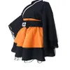 Naruto shippuden uzumaki cosplay costume anime femelle lolita kimono robe 205k
