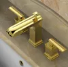 Rubinetti per lavabo da bagno Vidric Basin America Style Brass 8'Sink Faucet Miscelatore a 3 fori diffuso