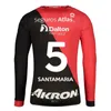 23 24 Atlas långärmad fotbollströjor Furch M. Nervo O. Herrera J. Marquez Reyes Lozano J. Quinones Santamaria Home Away Football Shirt Uniforms