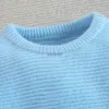 Пуловер мальчики девочки вязаная пуловер Детские дети Зимняя одежда хлопок негабаритный свитальный костюм повседневный коренастый вязаный вязаный вязаный