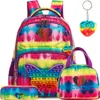 Torby szkolne torby szkolne BIKAB 3 na 1 torby dla dzieci dla dziewcząt Kawaii plecak wodoodporny dla dzieci torby szkolne dla dziewczynki 16 "torby dla dziewcząt