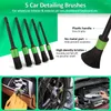 Rondella per auto 21PCS Kit per la pulizia degli interni con set per la pulizia della spazzola portatile ad alta potenza Parabrezza