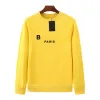 Hombres Deisgner Hoodies Moda de alta calidad Negro Amarillo Impresión de letras Ropa deportiva Manga larga Loose Fit Otoño Invierno Sudadera CJG23071916