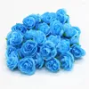 Decorative Flowers Artificial Roses Fake Realistic Blossom Bouquets For Party Bridal Baby Home Decor