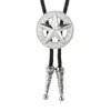 Bolo Ties Texas star metal bolo tie wedding gift men's fashion accessories women's casual necklace HKD230719