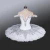 Royal Blue Children's Swan Costume Kids White Ballet Dance Costume Stage Professional Ballet Tutu Dress for Girl Sleeping Bea30p