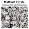 Chandeliers 3 Light Sources LED Crystal Ceiling Chandelier Simple Modern Living Room Dinning Art Decor Lamp Spiral Lustre E26/E27