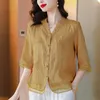 Women's Blouses Arrival Blusa Mujer With Trendy Stylish And Versatile Ladies' Button-Front Shirt Perfect For Smart Casual Look