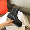 Bot yeni lüks chelsea botları kadın deri kadın botları Stubby kış ayakkabıları platform ayak botları kalın topuklu marka tasarımcısı z230719