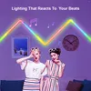 Applique murale RGBIC Smart LED lumières APP contrôle vocal synchronisation de la musique et scènes dynamiques lumière pour TV chambre jeu barre décoration lampes