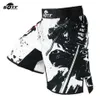 Pantalones cortos para hombres SOTF Negro Cintura elástica Bushido Fitness Ninja Combat Zapatos deportivos Tiger Muay Thai MMA Ropa de boxeo Muay Thai 230718