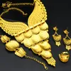 Set di gioielli da sposa XUHUANG India Collana di lusso Orecchini Set di gioielli per le donne Gioielli color oro arabo Regali nuziali africani etiopi 230719