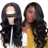 Sluiting Pruik Lace Front Pruik Menselijk Haar Body Wave Menselijk Haar Pruiken Voor Zwarte Vrouwen Dorisy Peruaanse Niet Remy Hair242V