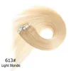 Tape In Human Hair Extensions 16 ''-30'' 40 STUKS Set 2 5g stuks Huid Inslag braziliaanse Remy Haar Dubbelzijdig Remy T279p