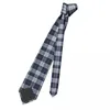 Bow Ties Plaid slipsar unisex polyester 8 cm retro klar hals för män silke breda tillbehör gravatas cosplay rekvisita