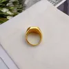 Luxe Designer Ring Retro Goud Zilver Ring Designer Paar Ringen Mode Vierkante Ringen Heren Hip Hop Ringen Dames Luxe Sieraden Trouwring