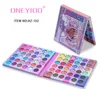 Ombretto ONEYOO 72 colori palette di ombretti perla opaca fine glitter fard in polvere trucco strumenti per feste di bellezza per ragazze 230718