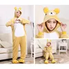 Rilakkuma Ours Onesie Adulte Femmes Hommes Pyjama Animal Une pièce Dans L'ensemble Épais Doux Jaune Sommeil Combinaison Vacances Festival Wear247B