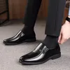 Toe Fashion Mens Dress 495 Pointed Men's Business Casual Brown Black Leather Oxfords Shoes Zapatos de Hombre 230718 67