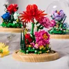 Blocks City Immortal Flower Building Blocks Creative Rose Cactus Bonsai Plant Mini Blocks DIY Bricks Assembly Toys for Girls Gift R230718