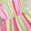 Girl's Dresses ma baby 3-7Y Toddler Kids Baby Girls Dress Sleeveless Striped Print A-line Dresses For Girls Daily Summer Clothing