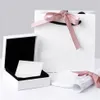 New Brand Boxes White Bracelet Packaging Fit Original European Charm Bracelet Ring Fine Jewelry Gift Box243U
