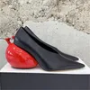 Dress Shoes Designer Balloon Heel Women Pumps Sexy Pointed Toe Strange High Heels Party Dress Shoe Wedges Valentine Shoes 230718