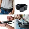 Gravatas de pescoço para viagem Cinto de segurança Cofre Antifurto Idden Money Pouch Carteira Bolso Cintura Ticket Protect Fanny Ba Packs 230718