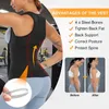 Kvinnors Shapers Faja Body Shapewear Midjetränare Korsett Topp Kvinnor Bindemedel och Shapers Modellering Rem Slimning Mantel Flat Belly Sauna Suit 230719