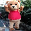 2019 Factory new Tedy Costume Adult Fur Teddy Bear Mascot Costume1701