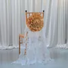 Ceintures Chaise Couverture Chaise Retour Fleur Arc Chaise Ceinture Streamer Tabouret Décoration De Mariage el Mariage 230718