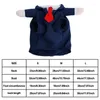 Hundklädbröllopsklänning Portable Pet Suit Bow Tie Costume Shirt Formell Tuxedo för fest
