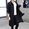 Men's Trench Coats Shirts Styles Coat Mid-Length Sunscreen Cothing Outwear Thin Clothing