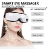 Eye Massager Home Smart Airbag Vibration Care Instrument Rechargea Compress Massagem Óculos Fadiga Bolsa Rugas 230718