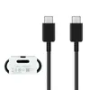 Orijinal OEM kalitesi 1m 3ft USB C Tip-C'ye Tip C Kablolar Samsung Galaxy S22 S21 S20 S10 S10 S8 S7 Not 10 Plus Destek PD Hızlı Şarj Kabloları