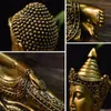 Objetos decorativos Estatuetas Resina Criativa Sudeste Asiático Antigo Cabeça de Buda Estátuas Miniaturas Douradas Estatuetas Zen Objetos de Decoração de Interiores 230718