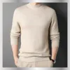 Мужские свитеры мужская рубашка Свитера Сплошной цвет наполовину высокий воротни