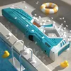 Sand Play Water Fun water gun electric full continuous shooting toy Summer beach swimming pool water Toy gun full automatic children's water absorbing toy 230718