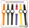 Bracelets de montre Lunette Cadre Shell Bracelet de montre Bracelet GA-2100 / GA2110 Bracelet Couverture de bracelet de montre GA2100 Montres de remplacement Bracelet 230718