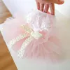 Hondenkleding Chic Sweet Cat Princess Tulle Zoom Dress Skin-touch Puppy Pet Wedding Supplies