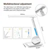 Annan heminredning LAOPAO 10W QI Trådlös laddning LED -skrivbordslampa med kalender Temperatur Alarmklocka Eye Protect Study Business Light Table Lamp 230718