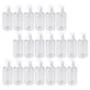 Storage Bottles 20 PCS Vial Clear Squeeze Bottle Lotion Emulsion Makeup Refillable Head Pp Travel