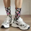 Men's Socks Calavera Day Of The Dead Sugar Skull Men Women Crew Unisex Funny Colorful Flowers Spring Summer Autumn Winter Dress