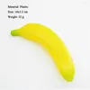 Party Decoration Artificial Fake Banana Faux Fruit Model Bar Shopping Mall House Restaurant Kitchen Simulation Plastic Toys