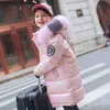 Piumino 2023 Giacca invernale da donna Cappotto impermeabile per bambini con cappuccio lucido Cappotto da neve Parka per bambini 5-14 anni Z230720