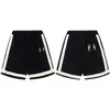 Populaires hommes et femmes d'été de haute qualité nouveaux shorts décontractés de broderie de lettre minimaliste